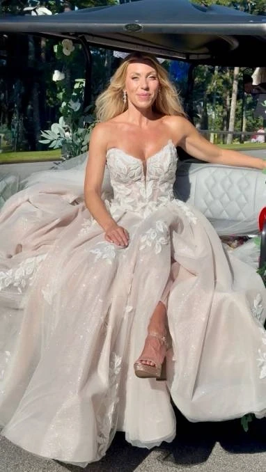 j andrews bridal gown fit and flare