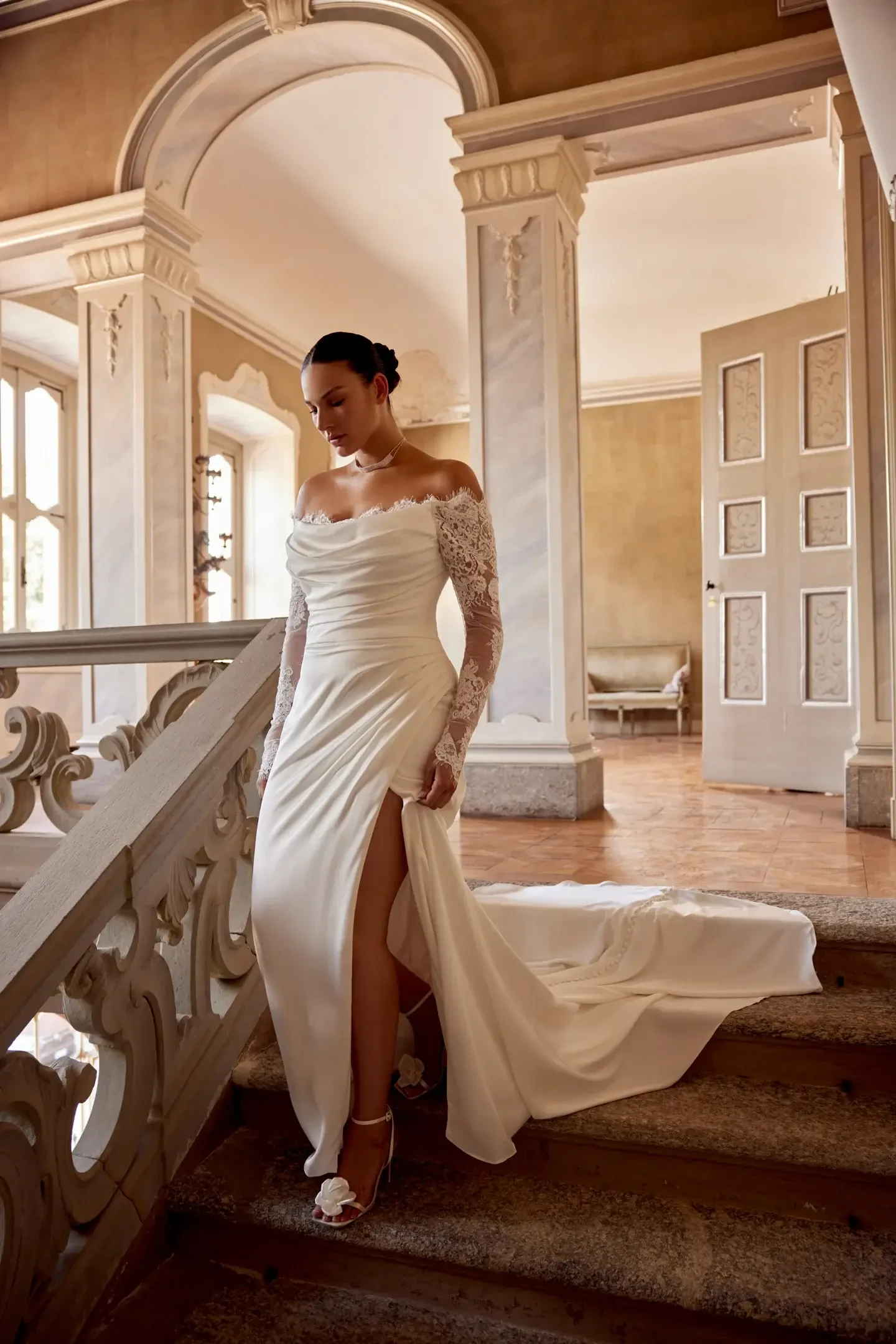 justin alexander plus size wedding gown