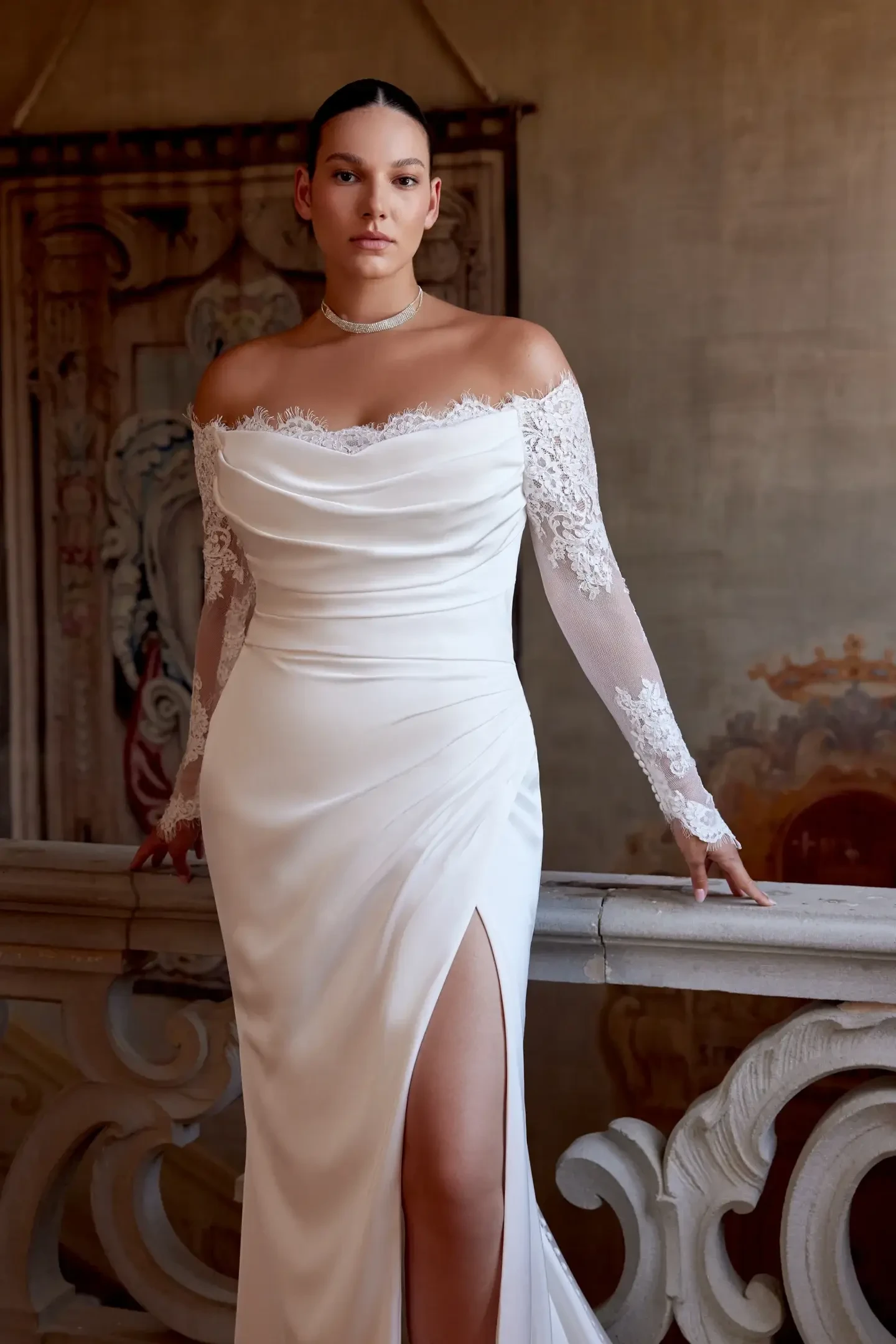 justin alexander plus size wedding gown