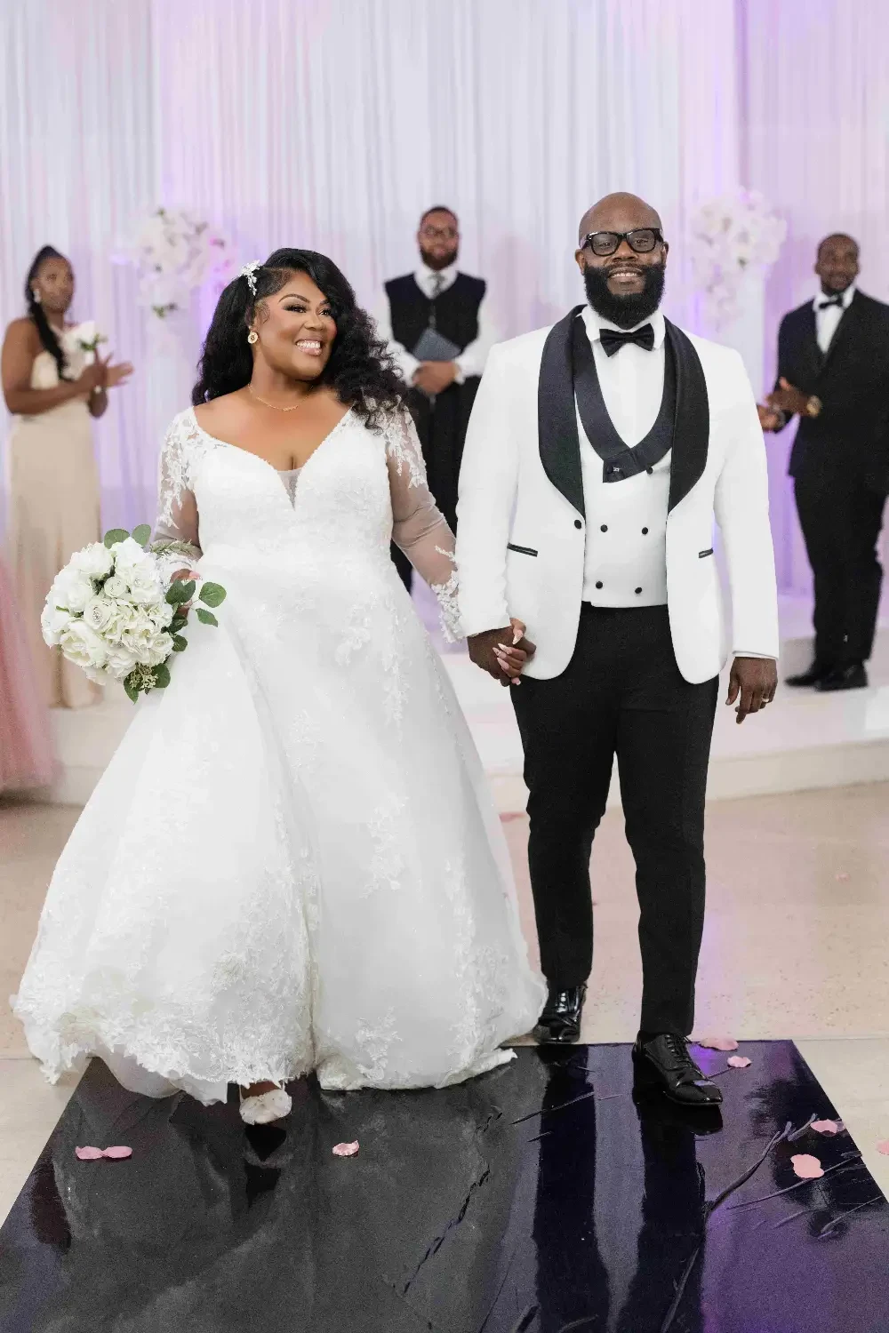 Aljanika and Otis wedding photo