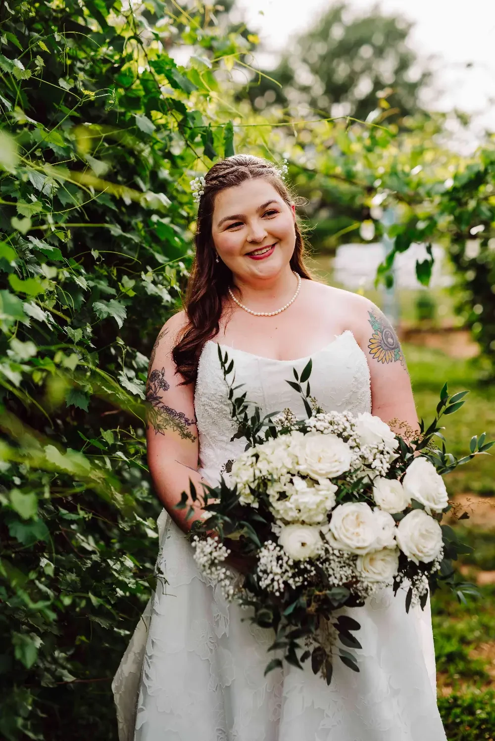 Chloe real bride photo