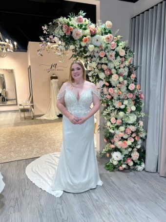 Casablanca Bridal #0 default Ivory/Nude/Silver thumbnail