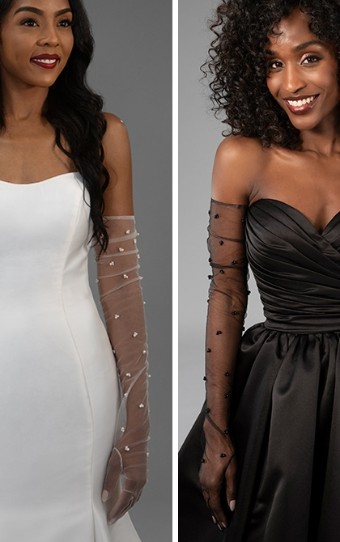 Grace & Goddess Betsie Gloves #0 default Ivory thumbnail