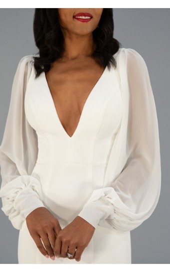 Grace & Goddess Nicole | Sleeves #0 default Ivory thumbnail