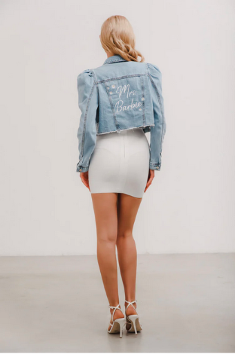 Heirloom Bridal Juliet Denim Jacket #0 default Classic Blue Denim thumbnail