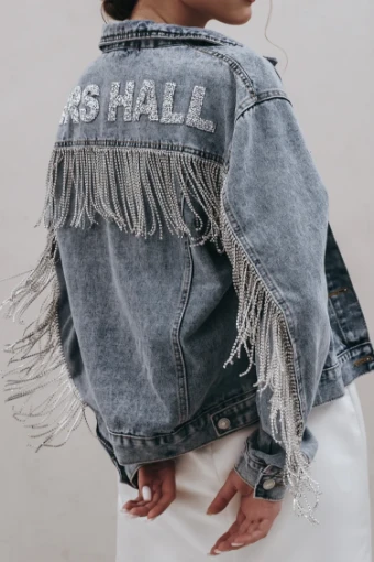 Heirloom Bridal Nashville Denim Jacket #0 default Classic Blue Denim thumbnail