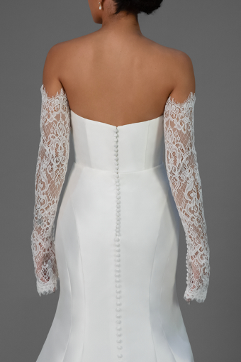 Grace & Goddess Best Friends Wedding  | Sleeves #1 Ivory thumbnail