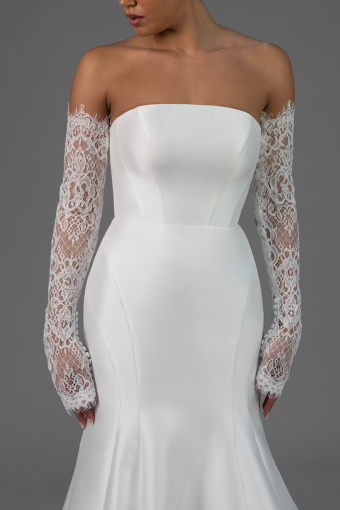 Grace & Goddess Best Friends Wedding  | Sleeves #0 default Ivory thumbnail