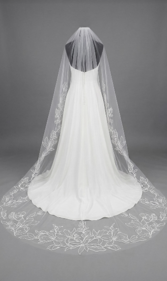 Grace & Goddess Quorra Belle | Veil #0 default Ivory thumbnail