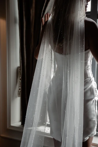 Heirloom Bridal Dew Drop | Veil #0 default Ivory thumbnail