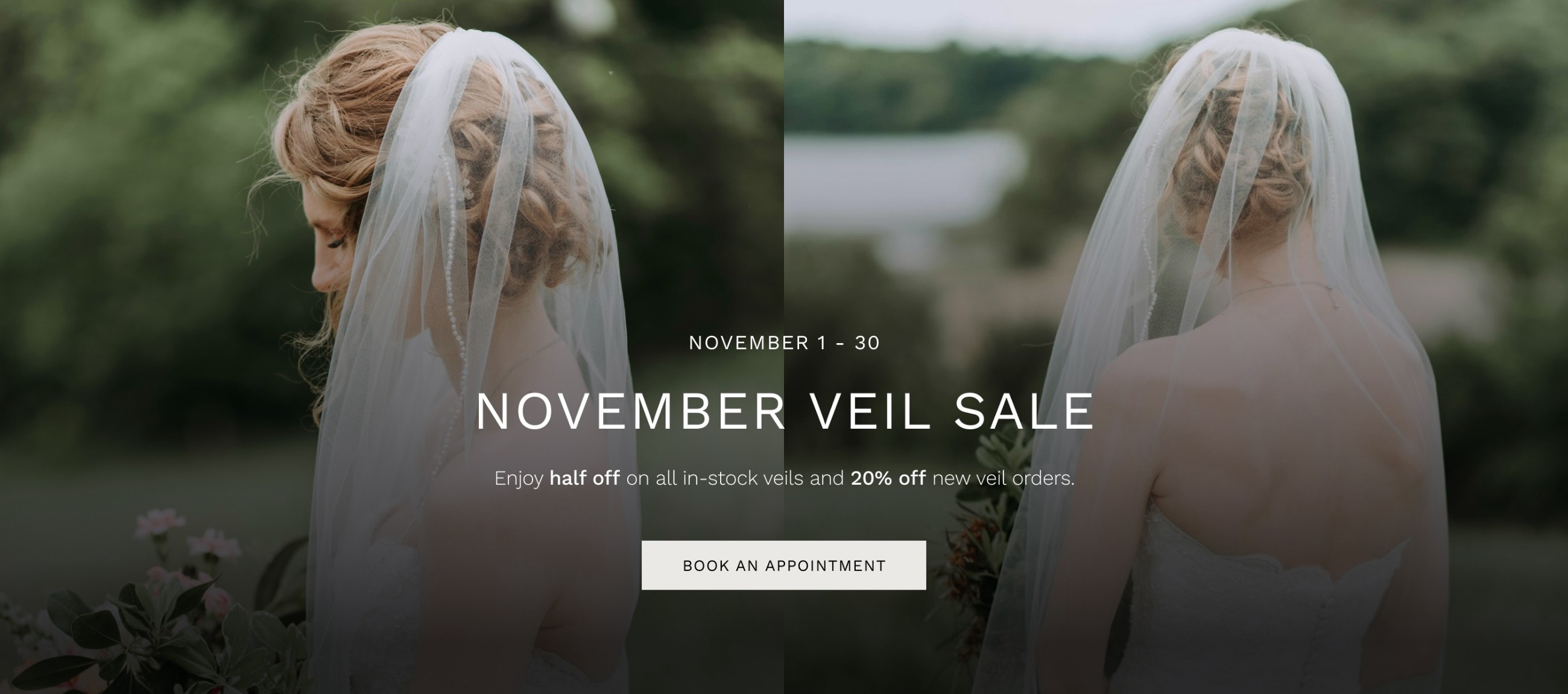 November Veil Sale 2024