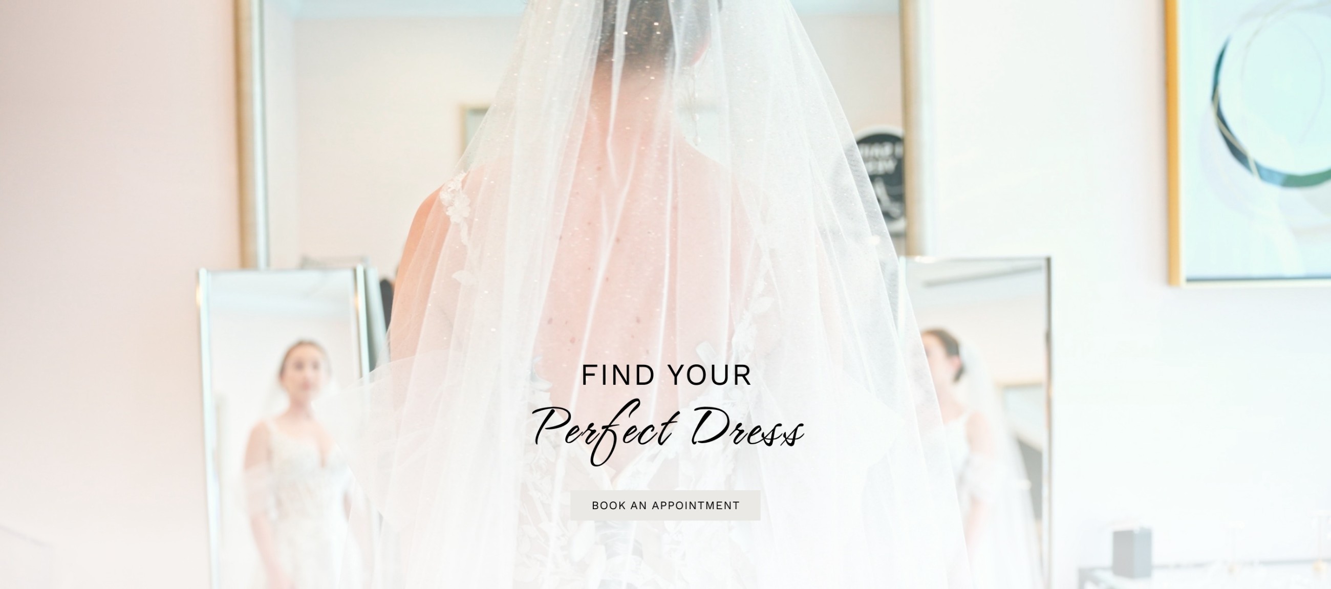 book an appointment to Find Your Perfect Dress