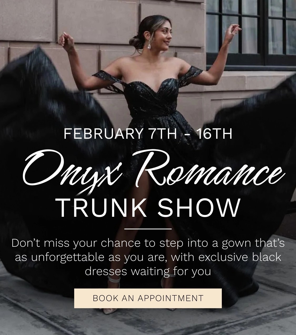 Onxy Romance Trunk Show Mobile