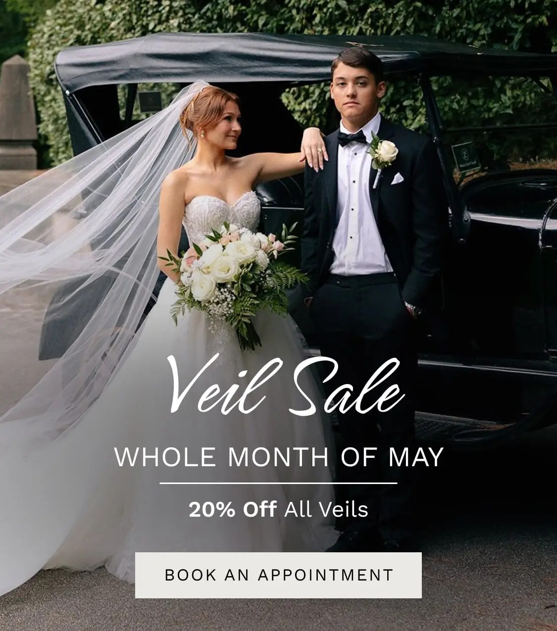 veil sale banner may 2025