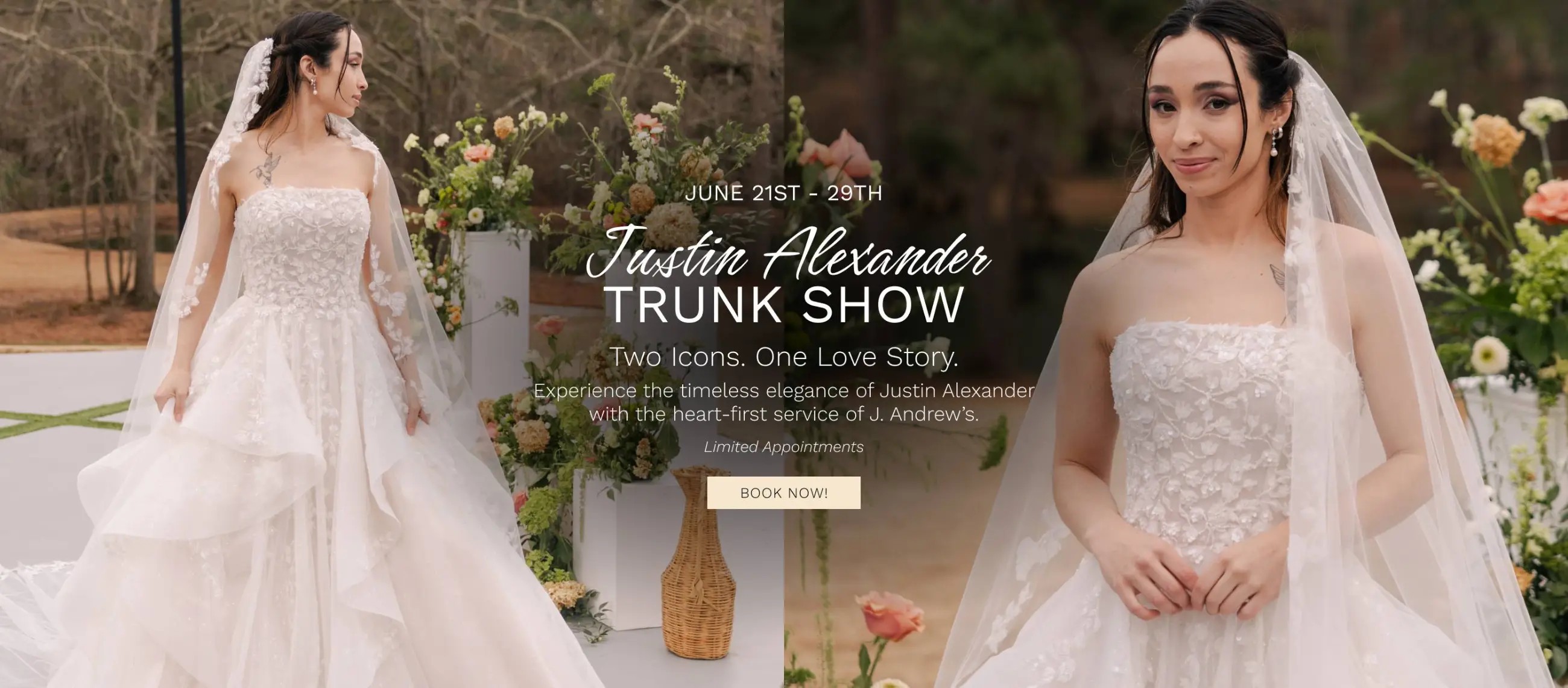 justin alexander trunk show 2025