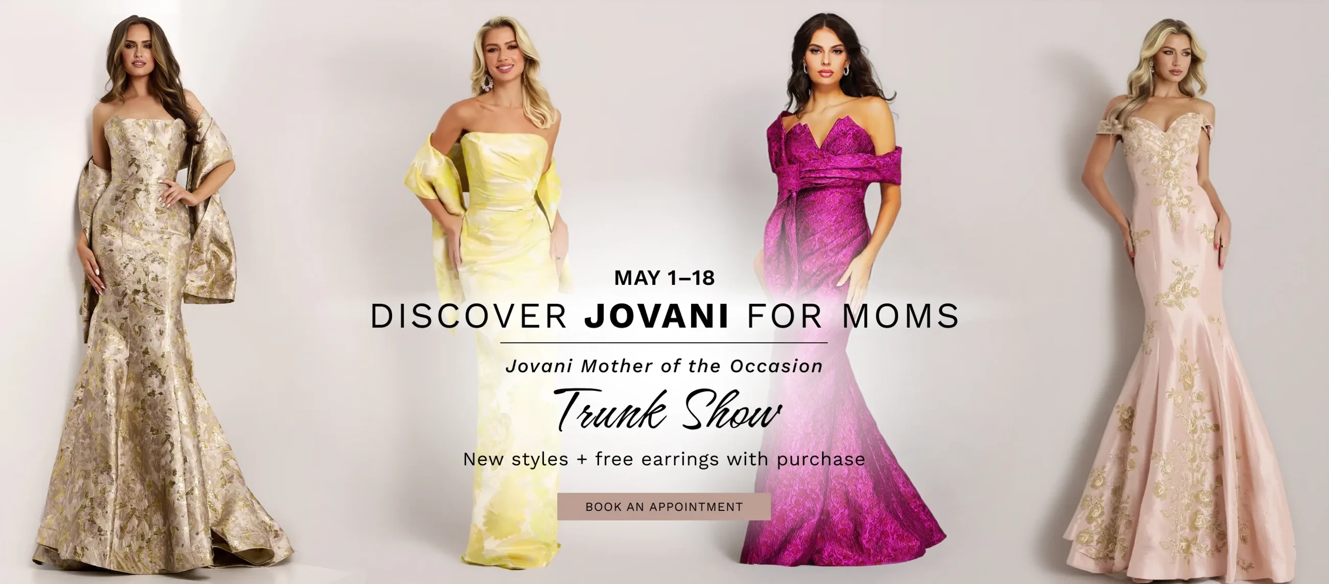 jovani trunk show banner 2026