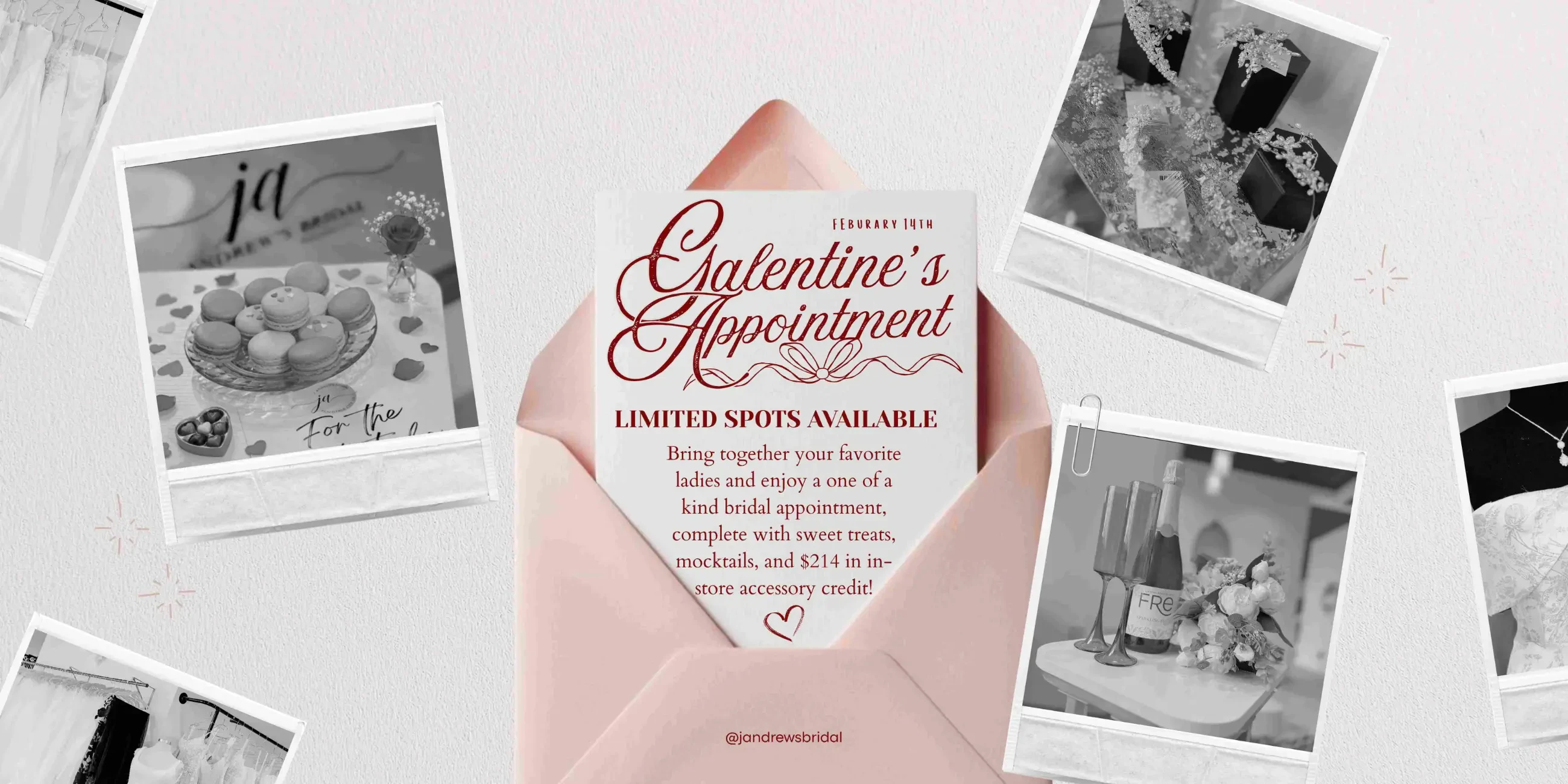 galentines appointment banner